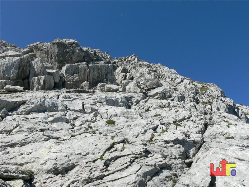 Der kleine Klettersteig zum Hocheck